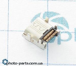 Гнездо micro-HDMI для Sony A7 (3), нов, монтаж 2 пары отверстий